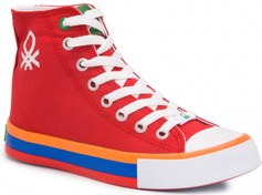 Resim United Colors of Benetton Bnt 21Y 30189 Kırmızı Bayan Ayakkabı Bayan Spor 