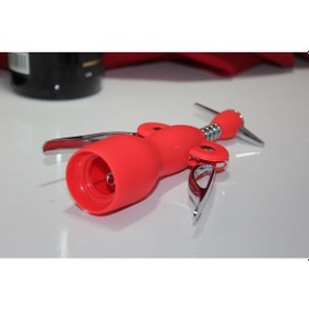 Resim Paslanmaz Çelik Tirbuşon Açacak Kırmızı Şarap Açacağı 