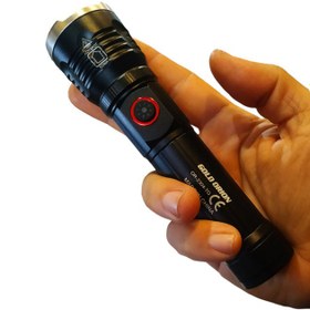 Resim Gold Orion OR-2304-TG Zoomlu şarjlı El Feneri 