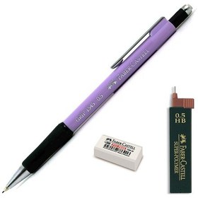 Resim Faber Grip Iı 1345 0.5 Uçlu Kalem Seti Lila 5091207100 Lila 