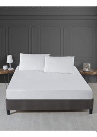 Resim Alez Pamuklu Fitted Yatak Koruyucu 100 200 Cm Aa 