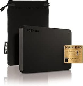 Resim Toshiba Canvio Basics Exclusive 2.5" 2TB USB 3.2 Gen-1 (HDTB520MK3AA) Taşınabilir Harici Sabit Disk (Koruma Kılıflı) 