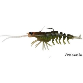 Resim Savage Gear 3D Shrimp Weedless 9 Cm 7 Gr Suni Yem Avocado 