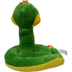 Resim Yılan Peluş Çıngıraklı Yılan Peluş 32 Cm Peluş Yılan Oyuncak Yılan 