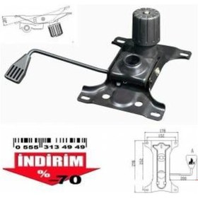 Resim Depolife Müdür Ofis Bilgisayar Koltuk Şase Mekanik 25 Cm 