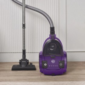Resim Karaca Vantuz Action Force X10 2 Lt Toz Torbasız Hazneli Elektrikli Süpürge Royal Purple 899 W 