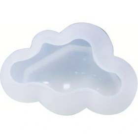 Resim Dashanshop Beyaz 3d Bulut Silikon Kalıp: Kokulu Mum Ve Sabun Yapımı, Dayanıklı, Gerçekçi beyaz 
