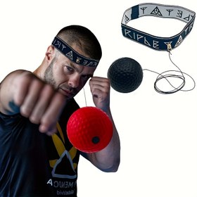 Resim 1 adet Boks Hız Topu Seti - Kısa Refleksler, Fitness ve Ev Eğitimleri için Kırmızı ve Mavi Sentetik Toplar ile Hızlılık Eğitimi Ekipmanı, MMA Tutkunları için İdeal, Hızlılık Eğitimi Ekipmanı | Trendy Boks Seti | Dayanıklı Sentetik Toplar, Boks Eğitimi Ekipmanı 