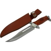 Resim Kuzgun Ticaret Bfs 111 Rambo Bıçağı 32 cm - Ahşap Metal Saplı, Perçinli 