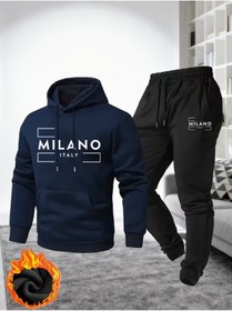 Resim classy moda Calle 00 Urban Street Style 3 İplik Şardonlu Eşofman Takımı 