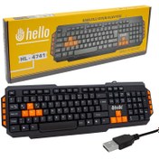 Resim HELLO HL-4741 KABLOLU OYUNCU GAMING KLAVYE Hello