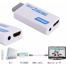 Resim Temiz Pazar Nintendo Wii HDMI Hd Tv Kablo Çevirici Dönüştürücü Adaptör 