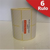 Resim 50X35 Yanyan2 Li Termal Etiket 6 Rulo Barkod Etiket Kalite 
