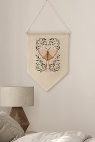 Resim Mutfak Duvar Dekoru, Pinterest Oda Dekoru, Boho Kanvas Flama Askılı Duvar Örtüsü Ve Süsü NO:499 - Renkli - 19 / 70 x 100 