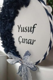 Resim Tasarım İsme Özel Büyük Boy Sünnet Düğünü Tef Seti ( 1 + 3) 