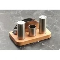 Resim Göksan Mutfak Kafe Restaurant Tuzluk Biberlik Kürdanlık Peçetelik Seti 121 