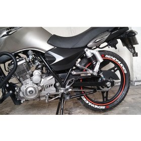 Resim SEND NUDES MOTORSİKLET LASTİK YAZISI STİCKER 8 ADET 