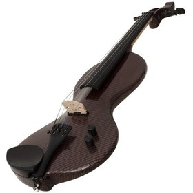 Resim Kinglos Cwds-r1311 Dark Red Carbon Fiber4/4 Elektro Keman 