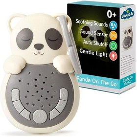 Resim Cloud-b Sweet Dreamz Panda, Işıklı Ses Makinesi, 8 Ses, Akıllı Sensörlü Uyku Arkadaşı Çok Renkli 