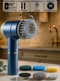 Resim Mioji Mio CB160 Yeni Nesil 2000mAh Şarjlı Çok Amaçlı Temizlik Fırçası - Mavi 