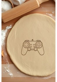 Resim Oyun Kolu Kurabiye Kalıbı, Hamur Şekillendirici, Bisküvi Kalıbı, Kolay Kesim Ucu Beyaz 