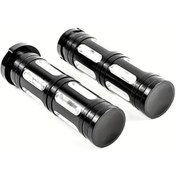 Resim Dashanshop 2 Adet Siyah 1 İnç 25mm Harley Dyna Sportster Cnc Tutma Kolu 