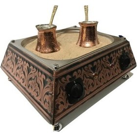 Resim Kutlu Ticaret K4 Bakır Kumda Kahve Makinesi 
