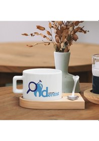 Resim Bk Gift Kişiye Özel İsimli Diş Hekimi Tasarımlı-5, Ahşap Altlıklı Seramik Fincan, Meslek Hediyesi, Yeni İş Hediyesi Kobitmeyen137928 Bk Gift 