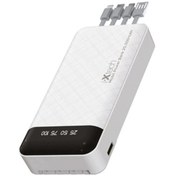 Resim I-Xtech Pb026 20.000 Mah Dahılı 4 Kablolu 2.1A Powerbank Mıcro + Usb + Lıghtnıng + Type-C Beyaz 