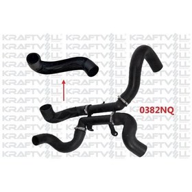 Resim Turbo Hortum C5 Iıı Icın Turbo Sogutucu Borusuna Gıren 407 Ve C5 Iı Icın Hava Dozorune Gıren Dv6 1,6hdı 16v / 0382ry 