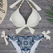 Resim Etnik Tarz Ayrı Bikini 