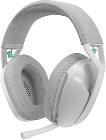Resim Logitech G G321 LIGHTSPEED Kablosuz Kulak Üstü Oyuncu Kulaklığı, Bluetooth, Hafif 210 gr, Konforlu, 16 kHz Boom Mikrofon, 20 Saat Pil Ömrü, Beyaz 