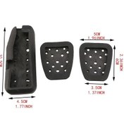 Resim Oto Araba Pedalları Gaz Fren Debriyaj Gaz Pedalı Pedi El Tutamağı Kapağı Honda Cıty 2013 - 2020 Vezel Hrv Hr-v 2015-2022 At 