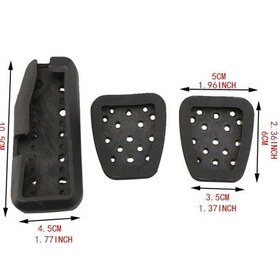 Resim Oto Araba Pedalları Gaz Fren Debriyaj Gaz Pedalı Pedi El Tutamağı Kapağı Honda Cıty 2013 - 2020 Vezel Hrv Hr-v 2015-2022 At 