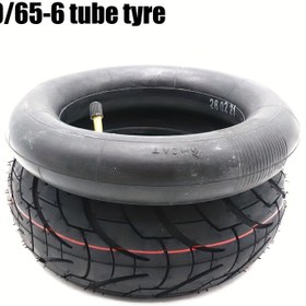 Resim 25.4 cm 80/65-6 Lastik İç Tüpü Kugoo M4 Quick 3 Zero 10x2.50/3.0 Yükseltme Lastik Parçaları - 4 Katmanlı Sentetik Kauçuk, Scooter Lastiği 
