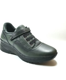 Resim Beety M.144 Hakiki Deri Haki Cırtlı Ortopedik Dolgu Taban Kadın Anne Ayakkabı 