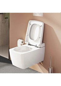 Resim 90-003r009 VitrA Metropole Klozet Kapağı, Yavaş Kapanır 