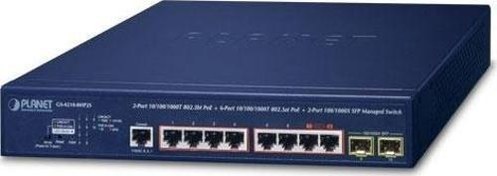 Resim Yönetilebilir Switch (Managed Switch)&lt;br&gt;6-Port 10/100/1000T IEEE 802.3at/af PoE+ Injector (P Planet