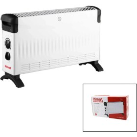 Resim MiraLive Itimat CH-2020UM Küçük Boy Konvektör Isıtıcı - Soba Elektrikli Turbo Isıtma 3-Kademe Isı Ayarlı TERMOSTAT=750-1250-2000W (4887) 