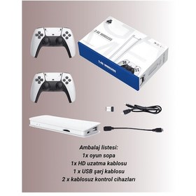 Resim 4k Destekli Bluetooth Retro Oyun Konsolu M15 Modeli Renk Seçenekleri Mevcut. 