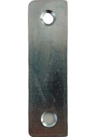 Resim Metal Düz Gönye Lama 15x50 2 Mm İki Delikli Gri 