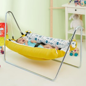 Resim Portatif Bebek Hamak - Sarı 