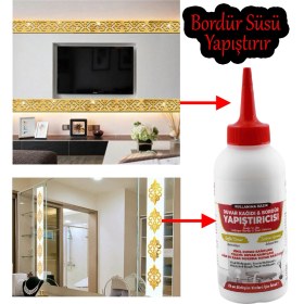 Resim Nzb Duvar Kağıdı Broşür Yapıştırıcısı Şeffaf 200 kg Hazır Tutkal Vinil Tekstil El İşi Kağıtları 1 Adet 