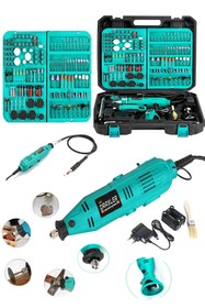 Resim Pro Draxler Alman 186 Parça 2 Adet Büyük Ve Küçük Boy Işıklı Çantalı Gravür Seti Çift Bakır Sargılı Yeni Üretim 