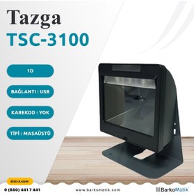 Resim TAZGA TSC-3100 MASA TİPİ 1D IMAGER BARKOD OKUYUCU 