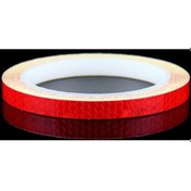 Resim Kırmızı 8 M X 1 Cm Yansıtıcı Etiket Bant Araba Kamyon Vücut Dıy Kendinden Yapışkanlı Çıkartma Şerit 