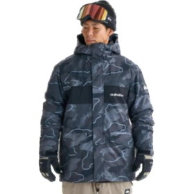 Resim Quiksilver Quıksılver Mıssıon Prınted Block Jk Erkek Anthracite - Plaid_1 Snowboard Ceketi GQYTJ03000-6456 