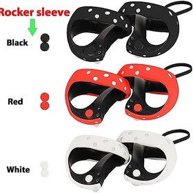 Resim Adhiper Sony PlayStation VR2 (PS VR2) için Silikon Saplı Kapak Koruyucu, Sony PlayStation VR2 (PS VR2) kolu için Ter Geçirmez ve Yıkanabilir Kapak (Siyah) 