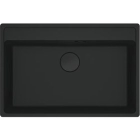 Resim Franke Mrg 610-72 Matt Black Tezgahüstü Eviye 
