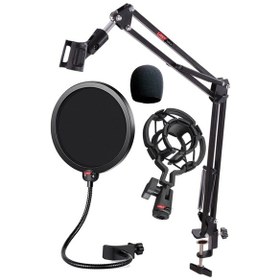 Resim Lastvoice Nb39PSMX Mikrofon Standı Shock Mount Pop Filter Sünger 